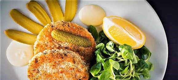 کتلت ماهی به عنوان غذای دریایی